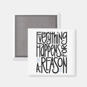 Alles gebeurt magneet (Voorkant / Achterkant)