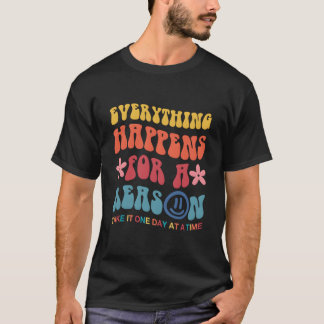 Alles Gebeurt Om Een Reden Esthetisch T-shirt