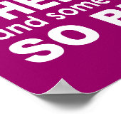 Alles gebeurt om een reden Inspirerend WAT Poster (Hoek)