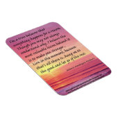 Alles gebeurt om een reden Quote Magnet. Magneet (Rechterzijde)