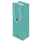 Alles gebeurt voor een Riesling Wine Pun Wijn Cadeautas (Achterkant Gekanteld)