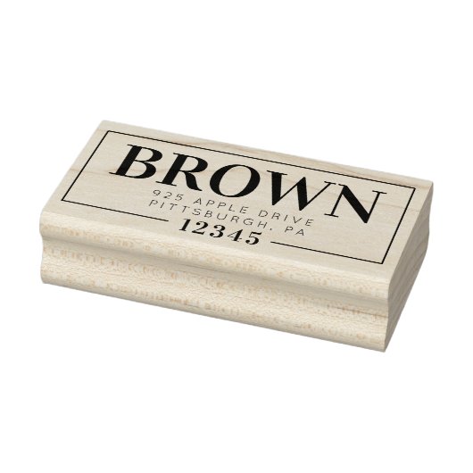 Alles geblokkeerd in Family Address Stempel (Stempel)