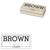 Alles geblokkeerd in Family Address Stempel (Gestempeld)