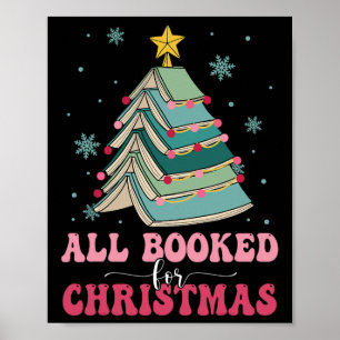 Alles Geboekt Voor Kerst Denneboom Grappige Kerstm Poster