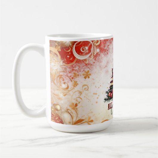 Alles geboekt voor Kerst Keramische Mok (Links)