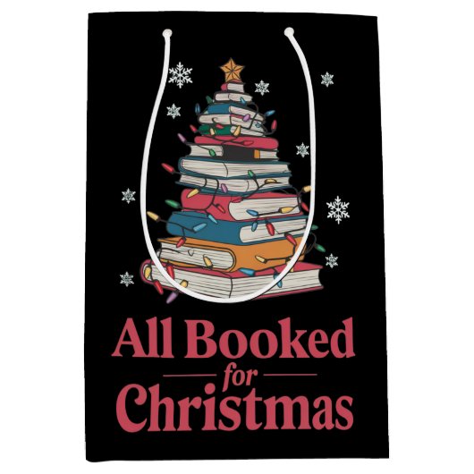 Alles geboekt voor kerstboom verlichting medium cadeauzakje (Voorkant)
