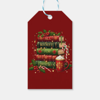 Alles geboekt voor Kerstmis Cadeaulabel