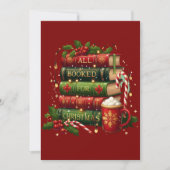 Alles geboekt voor Kerstmis Feestdagenkaart (Voorkant)