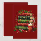 Alles geboekt voor Kerstmis Feestdagenkaart (Voorkant / Achterkant)
