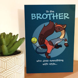 Alles gedaan met Style Tricky Tennis Cartoon Kaart