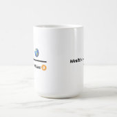 Alles gedeeld door 21 miljoen bitcoins koffiemok (Center)