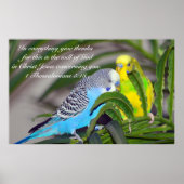 Alles geeft bedankt poster (Voorkant)