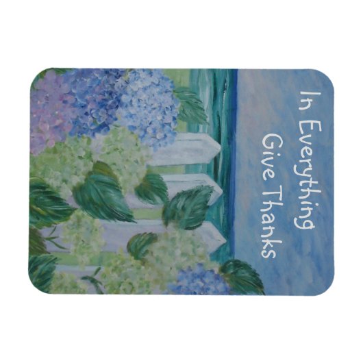 Alles geeft Bedankt Seashore Magneet (Horizontaal)