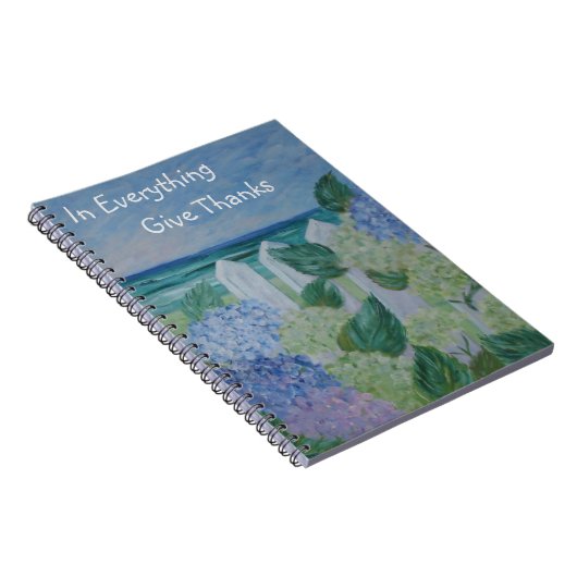 Alles geeft Bedankt Seashore Notitieboek (Rechterzijde)