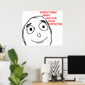 Alles ging beter dan verwacht poster (Thuiskantoor)
