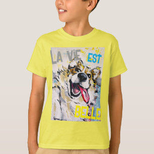 Alles glimlachen Het leven is mooi! T-shirt
