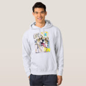 Alles glimlachend Life is fun! Hoodie (Voorkant volledig)