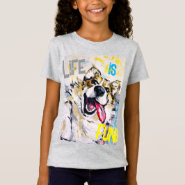 Alles glimlachend Life is fun! T-shirt