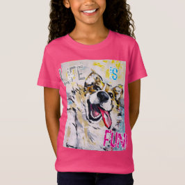Alles glimlachend Life is fun! T-shirt