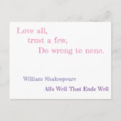 Alles goed dat goed eindigt briefkaart (Voorkant)