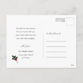 Alles goed en altijd goed | Vloeibaar afval Feestdagenkaart (Achterkant)