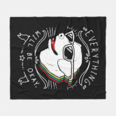 Alles goed fleece deken (Voorkant (Horizontaal))