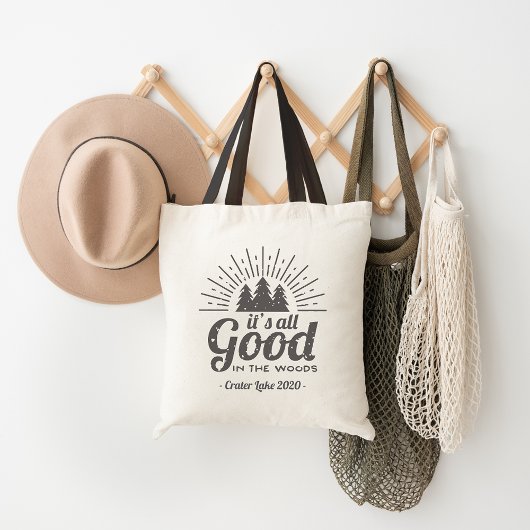 Alles goed in de Bossen | Aangepast Tote Bag