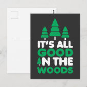 Alles goed in de Bossen - Road Trip Camping Briefkaart (Voorkant / Achterkant)