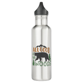 Alles goed in het Bos Forest Black Beer Waterfles