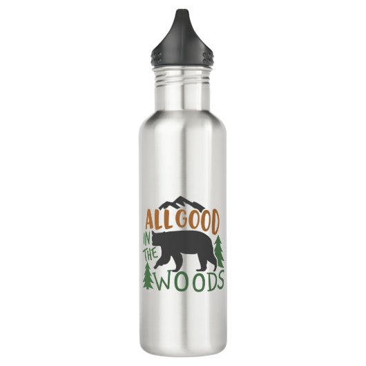 Alles goed in het Bos Forest Black Beer Waterfles (Links)