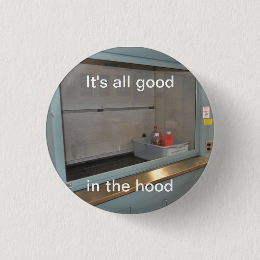 Alles goed ronde button 3,2 cm (Voorkant)
