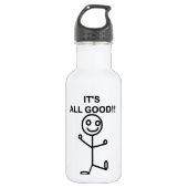 Alles goed! waterfles  (Voorkant)