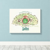 Alles groeit in DE SHIRE™ Canvas Afdruk (Insitu (Houten vloer))