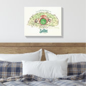Alles groeit in DE SHIRE™ Canvas Afdruk (Insitu (Slaapkamer))
