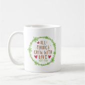 Alles groeit met liefde koffiemok (Links)