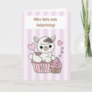 Alles Gute verjaardagskaart meisje kaart