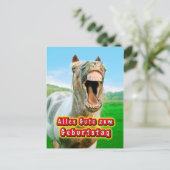 Alles Gute zum Geburtstag Briefkaart (Staand voorkant)