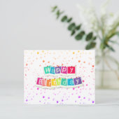 Alles Gute zum Geburtstag Briefkaart (Staand voorkant)