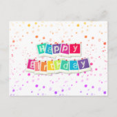 Alles Gute zum Geburtstag Briefkaart (Voorkant)