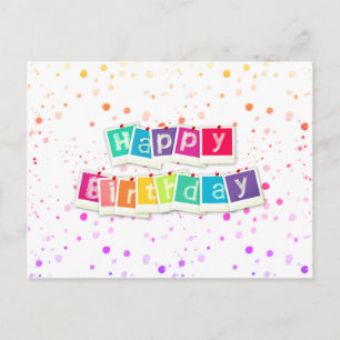 Alles Gute zum Geburtstag Briefkaart