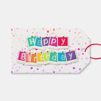Alles Gute zum Geburtstag Cadeaulabel