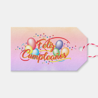 Alles Gute zum Geburtstag | Feliz Cumpleaños Cadeaulabel