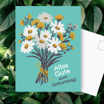 Alles Gute zum Geburtstag Gänseblümchenstrauß Briefkaart<br><div class="desc">Passen Sie diese Karte mit Ihrem eigenen Text auf der Vorder- und Rückseite an! Klicken Sie auf "Personalisieren",  um den Text zu bearbeiten,  der auch in mehreren Sprachoptionen verfügbar ist. Karo meinen Shop für mehr oder lass mir wissen,  wenn Sie etwas Angewohntes wollen!</div>