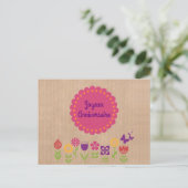 Alles Gute zum Geburtstag | Joyeux Anniversaire Briefkaart (Staand voorkant)