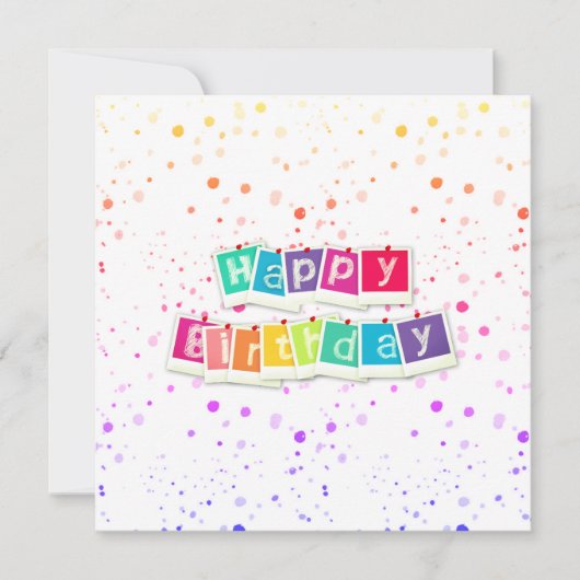 Alles Gute zum Geburtstag Kaart (Voorkant)