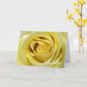 Alles Gute zum Hochzeitstag Duits Jubileum Kaart (Gele Bloem)