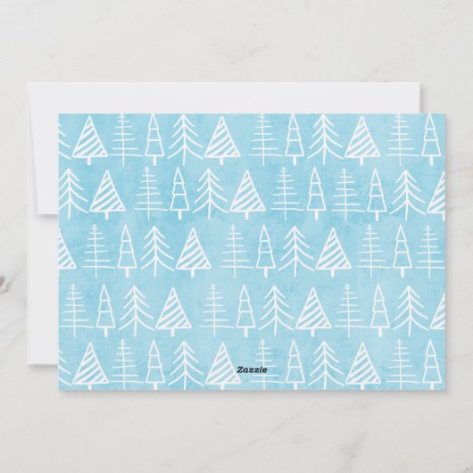 Alles handgeschreven script vakantiefoto samenvoeg feestdagenkaart (Achterkant)