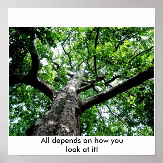 Alles hangt af van hoe je er naar kijkt! poster (Voorkant)