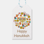 Alles Hanukka Cadeaubijslage Cadeaulabel (Voorkant)