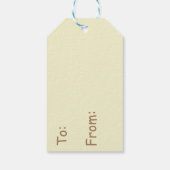 Alles Hanukka Cadeaubijslage Cadeaulabel (Achterkant)